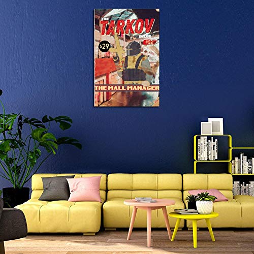 The Tarkov Tales 02 Killa Póster decorativo de lienzo para pared, para sala de estar, dormitorio, 20 x 30 cm