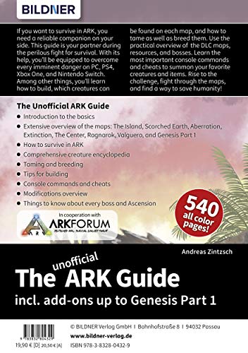 The unofficial ARK Guide incl. add-ons up to Genesis part 1 (full color)