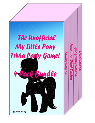 The Unofficial My Little Pony Trivia Party Game! 4 Pack Bundle (English Edition)