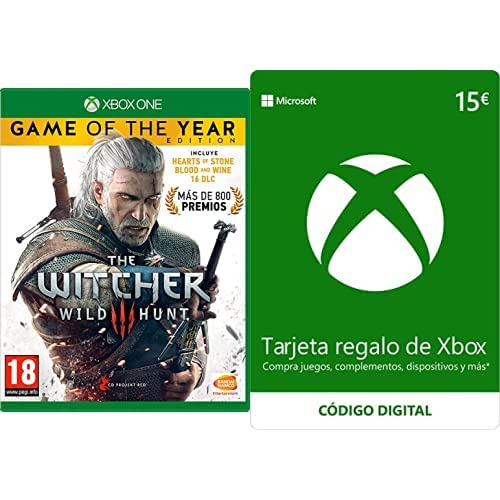 The Witcher 3: Wild Hunt - Game Of The Year Edition & Xbox Live - 15 EUR Tarjeta Regalo