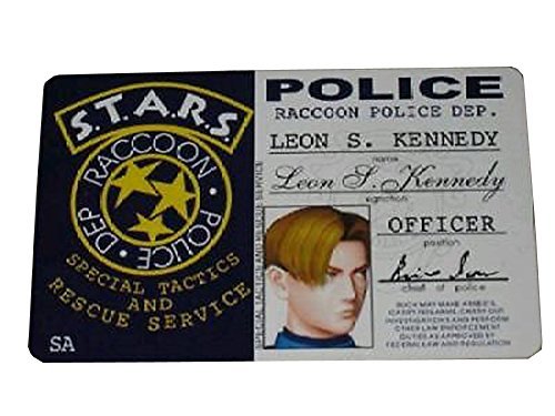 thecostumebase la Tarjeta de identificación de Seguridad de Resident Evil RPD Leon Kennedy