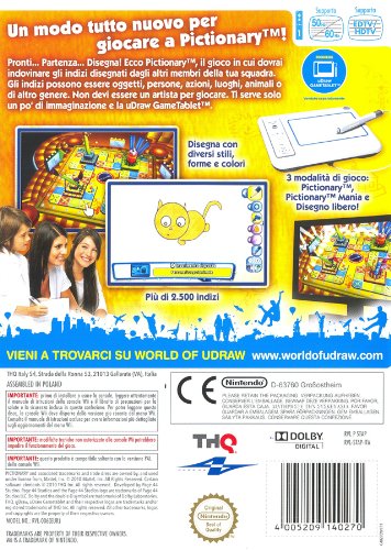 THQ Pictionary (uDraw), Wii - Juego (Wii, Nintendo Wii, Partido, E (para todos))