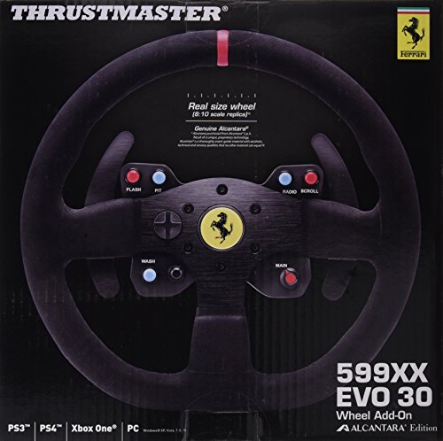 Thrustmaster FERRARI 599XX EVO 30 WHEEL Add-on - Volante ALCANTARA EDITION - Para T300, TX 458, T500 y TS-PC Racer