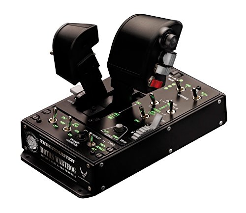 Thrustmaster HOTAS WARTHOG DUAL - Mando de potencia - PC - Réplica del mando de potencia del A-10C con licencia de la U.S. Air Force