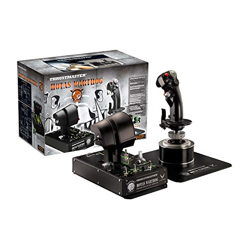 Thrustmaster HOTAS WARTHOG - PC - Joystick + Mando de potencia réplica HOTAS (Hands On Throttle And Stick) del avión de combate U.S. Air Force A-10C