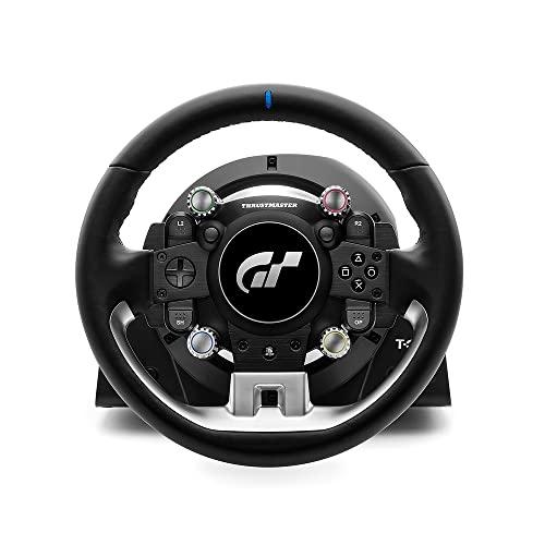 Thrustmaster T-GT II Pack Volante compatible con PS4, PS5 y PC, 25 botones de acción, 1 pulsador y 4 selectores giratorios, Motor Brushless de 40V