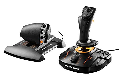 Thrustmaster T.16000M FCS HOTAS - Joystick PC, Tecnología de precisión magnética H.E.A.R.T. + Mando de potencia TWCS (Thrustmaster Weapon Control System) con tecnología S.M.A.R.T