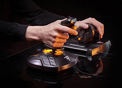 Thrustmaster T.16000M FCS HOTAS - Joystick PC, Tecnología de precisión magnética H.E.A.R.T. + Mando de potencia TWCS (Thrustmaster Weapon Control System) con tecnología S.M.A.R.T