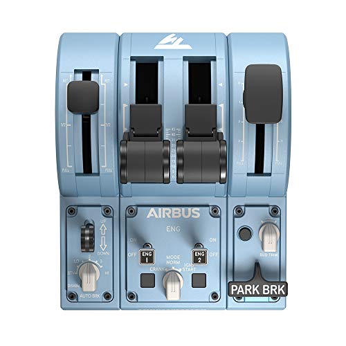 Thrustmaster TCA Quadrant Add-on Airbus Edition, Réplicas Ergonómicas de Airbus - Compatible con PC