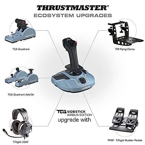 Thrustmaster TCA Quadrant Airbus Edition - Réplica ergonómica del cuadrante de aceleración de Airbus (PC) (Windows)