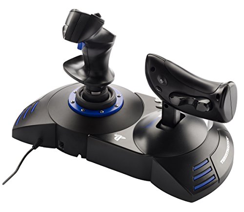 Thrustmaster T.FLIGHT HOTAS 4 - Joystick - PS4 y PC - Mando de potencia realista y ergonomico - Licencia Oficial Playstation