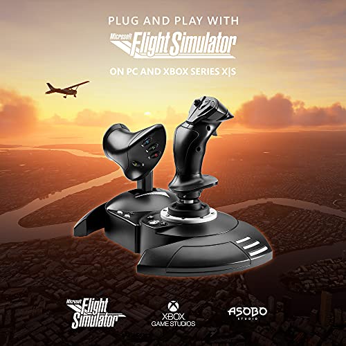 Thrustmaster T.Flight Hotas One - Joystick para Xbox One y Windows - Mando de potencia desmontable de tamaño real - Con licencia oficial de Microsoft