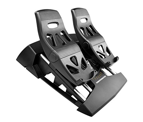 Thrustmaster T.FLIGHT RUDDER PEDALS - PC / PS4 - Dos pedales de freno diferencial grandes - compatible con todos losjoysticks del mercado