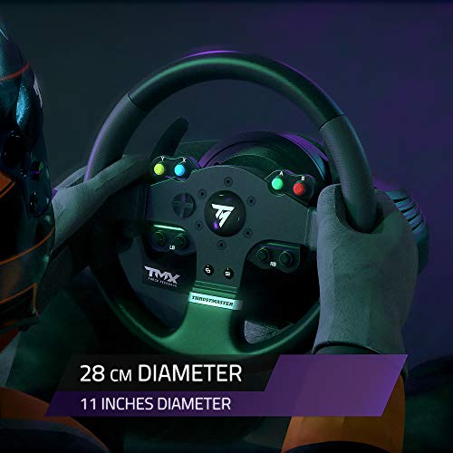 Thrustmaster TMX volante de carreras ergonómico con un juego de 2 pedales - Compatible con Xbox One y PC. Funciona en Xbox Series X