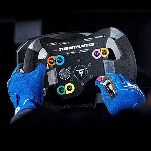 Thrustmaster TS-PC RACER - Volante - PC - Potencía para el SimRacing - Force Feedback - Sistema integrado de refrigeración del motor - Fuente de alimentacio TURBO