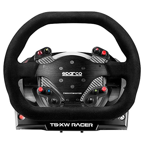 ThrustMaster TS-XW Racer Sparco P310 Competition Mod: Volante de Carreras con Licencia Oficial + TH8A Add-On Shifter el Cambio de Marchas de Gama Alta, Realista y multiplatforma