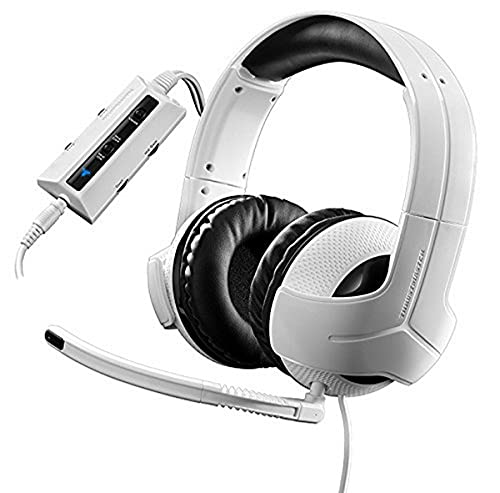 Thrustmaster Y-300CPX - Auriculares - Multiplataforma PS4/PS3/XboxOne/Xbox360/PC/VR - Cable 4m - almohadillas grandes y ultra suaves - Micrófono unidireccional, desmontable y ajustable