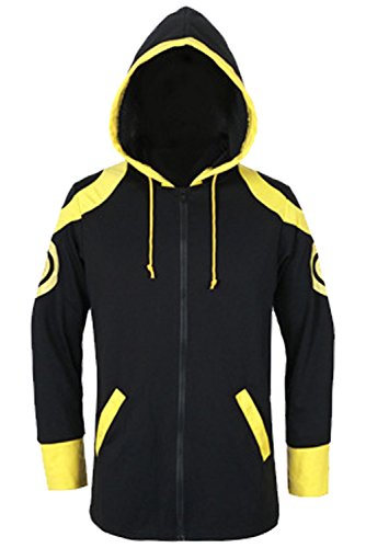 tianxinxishop Unisexo Disfraz de Cosplay de Juego de Amor Sudadera con Capucha de Mistico Hacker, S