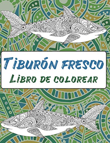 Tiburón fresco - Libro de colorear 🦈