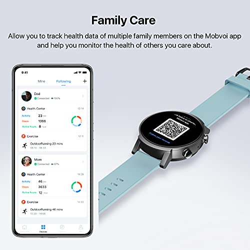Ticwatch E3 Smartwatch para Hombres Wear OS con Qualcomm Snapdragon Wear 4100 Plataforma de Sistema Dual Google Pay GPS Integrado Monitoreo de frecuencia cardíaca Seguimiento del sueño iOS y Android
