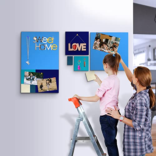 Tikea Tablones de anuncios - Tableros de mensajes Autoadhesivo Tablero de presentación Grande para el aula, el hogar o la oficina