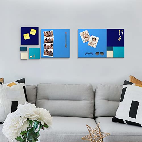 Tikea Tablones de anuncios - Tableros de mensajes Autoadhesivo Tablero de presentación Grande para el aula, el hogar o la oficina