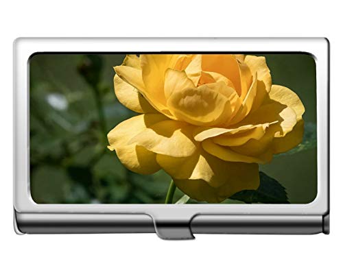 Titular de la tarjeta de identificación de crédito comercial, Estuche de tarjeta de crédito/ID de Stunning nature rose