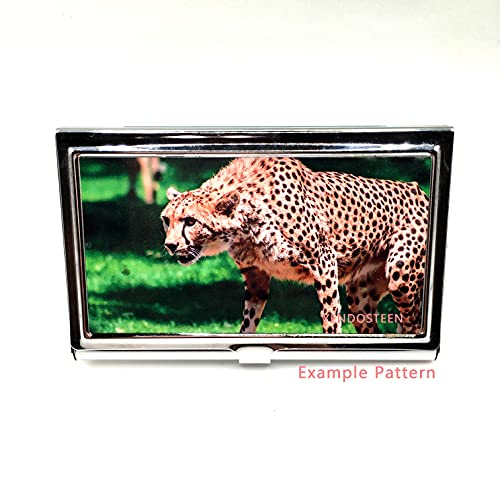 Titular de la tarjeta del nombre de la cartera Monedero de la tarjeta de crédito ID Case/Holder, Falling Kitten animal cat Tarjeta de acero inoxidable