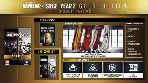 Tom Clancy's : Rainbow Six Siege - Gold Season Pass 2 [Importación francesa]