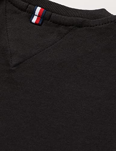 Tommy Hilfiger T Camiseta Básica de Manga Corta, Negro (Meteorite), 164 (Talla del Fabricante: 14-15) para Niños