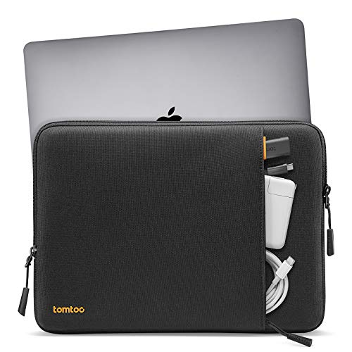 tomtoc Funda Blanda Ecológico para 16" MacBook Pro A2485 2021 / A2141 2019, 15" MacBook Pro Retina 2012-2015, 15,6" ASUS TUF Gaming / ROG Zephyrus, 15" Surface Book 3/2, Bolso Antigolpes para Portátil