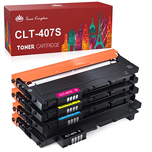 Toner Kingdom Compatible Cartucho de tóner Para Samsung CLT-K4072S CLP-320 CLP-320N CLP-320W CLP-320N CLP-325 CLP-325N CLP-325W CLX-3180 CLX-3180FN CLX-3180FW CLX-3185 CLX-3185F CLX-3185FN CLP-3185FW CLX-3185N CLX-3185W Impresora (4 Paquete )