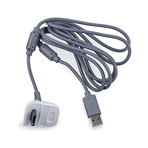 TOOGOO（R）) USB Cable de Cargador para Xbox 360 Controlador Inalambrico