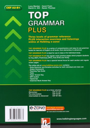 Top grammar plus. Pre-intermediate. Student's Book. With answer keys. Per le Scuole superiori. Con espansione online