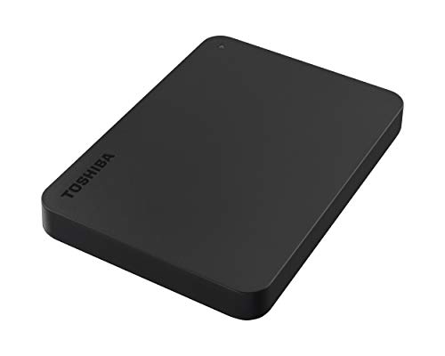 Toshiba Canvio Basics - Disco duro externo portátil USB 3.2 de 2.5 pulgadas (1 TB) color negro