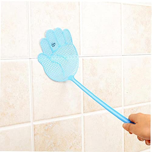 TOSSPER Linda Mosca De Plástico Golpe Golpeado Insecto Moscas Pat Slap Tool Home Anti-Mosquito Fly Pass Fly Swatters (Color Azar)