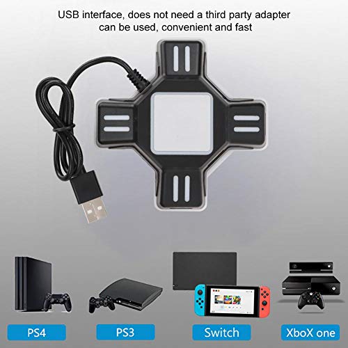 Tosuny Adaptador Gamepad Converter para PS4 / PS4 Pro / PS4 Slim/XBOXOne/Xbox One S/Xbox One X / PS3 / PS3 Slim/Switch, Consola de Juegos, ratón y Teclado convertidor, Interfaz USB Universal