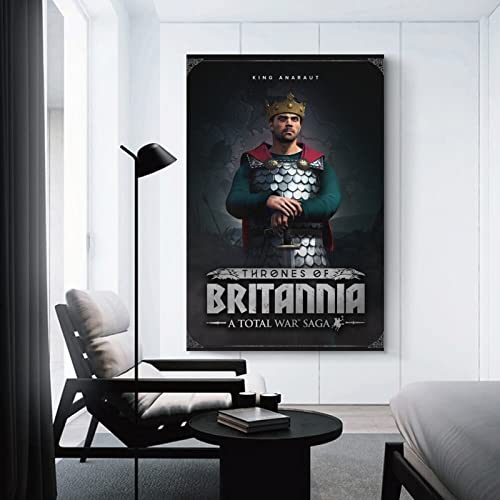 Total War Saga Thrones of Britannia - Póster decorativo para pared (40 x 60 cm)