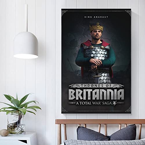 Total War Saga Thrones of Britannia - Póster decorativo para pared (40 x 60 cm)