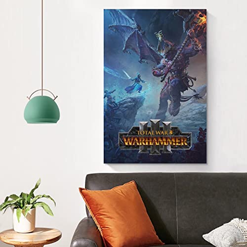 Total War WARHAMMER III - Póster de lienzo y arte de pared (50 x 75 cm)