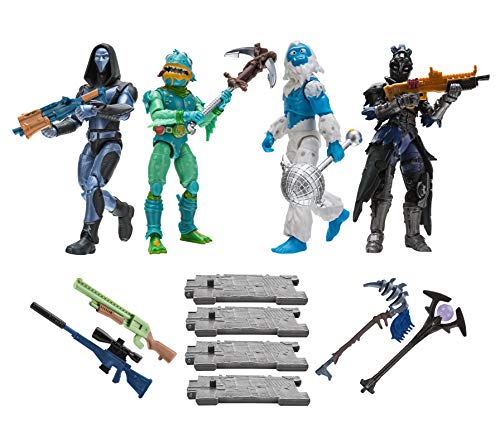 Toy Partner Pack 4 FIGUAS FORTNITE Squad Mode Core, Serie 2, 10 CM, Multicolor (FNT0109)