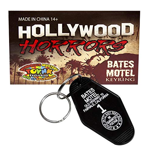 toynk Bates Motel Keychain | Key Tag from The Movie Psycho | Horror Movie Collectible