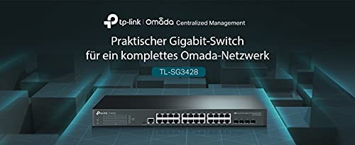 TP-Link TL-SG3428 Switch Gestionado L2 Gigabit Ethernet (10/100/1000) 1U Negro
