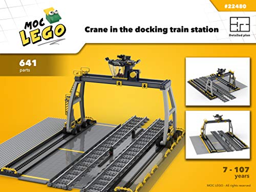 Train Docking Station (Instruction Only): Moc Life (train equipments Book 17) (English Edition)