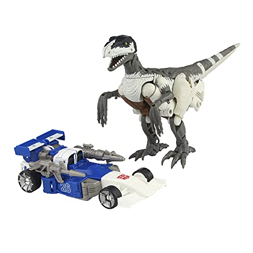 Transformers F1209 Generations Kingdom Battle Across Time - Figuras de Autobot Mirage y Maximal Grimlock Clase de Lujo, 14 cm - Edad: 8