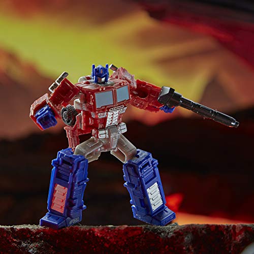 Transformers Juguetes Figura de acción WFC-K1 Optimus Prime de Generations War for Cybertron: Kingdom Core Class de 8,5 cm, a Partir de 8 años