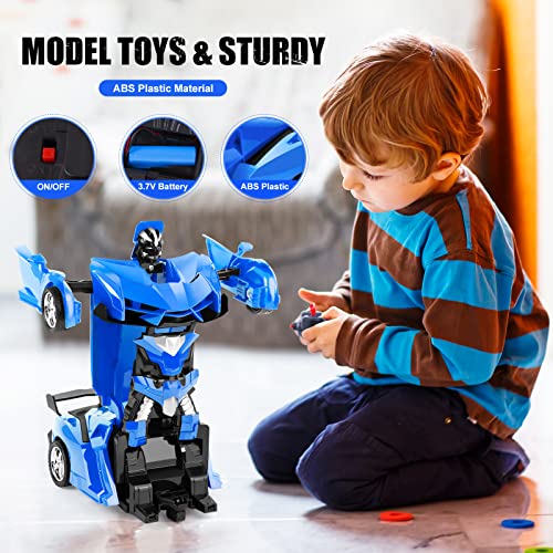 Transformers Toys 2 en 1 - Transformador de control remoto para niños de 3 a 12 años, transformador RC de juguete de control remoto para niños de 3 a 5 años