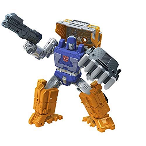 Transformers Toys Generations War for Cybertron: Kingdom Deluxe WFC-K16 Huffer Figura de acción – Niños de 8 años en adelante, 5.5 Pulgadas'.