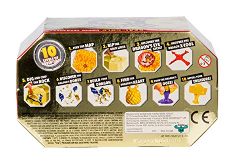 Treasure X 41508 Gold Dragons Pack, Multi