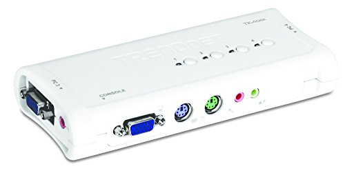 TRENDnet TK-408K - Kit para KVM Switch PS/2 de 4 Puertos con Audio